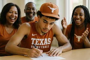 Texas players practice as Joe Sterling Commitment questions surround offensive planning